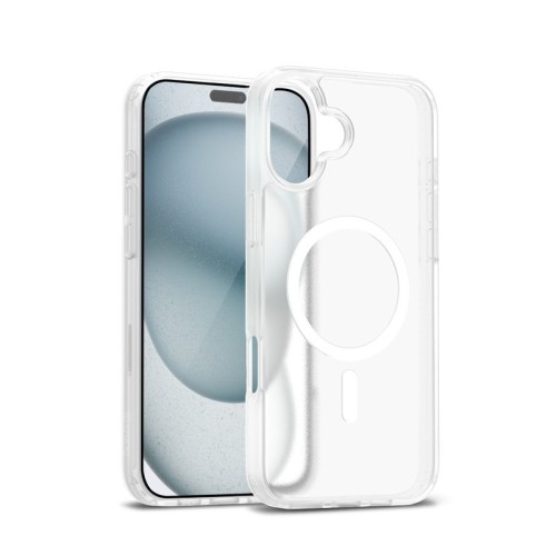 CRONG Etui Hybrid Matte Magnetic Etui MagSafe iPhone 17 Białe