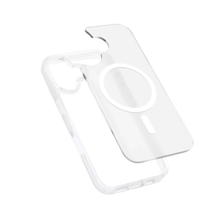 CRONG Etui Hybrid Matte Magnetic Etui MagSafe iPhone 17 Białe