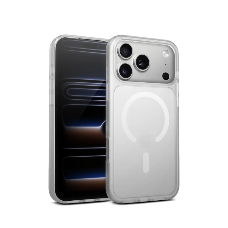 CRONG Etui Hybrid Matte Magnetic Etui MagSafe iPhone 17 Pro Białe