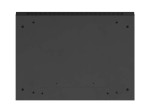 Lanberg Szafa instalacyjna rack wisząca 19 cali 4U 600x450 czarna drzwi metalowe (flat pack)