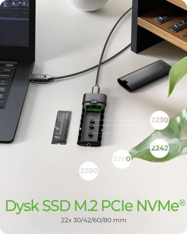 IcyBox Obudowa dysku IB-1806MT-CU31 M.2 NVMe SSD 10 Gbps