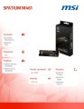 MSI Dysk SSD SPATIUM M461 2TB M.2 PCIe 4.0 5000/4200MB/s