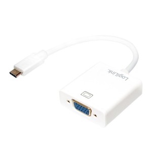 LogiLink Adapter USB-C 3.1 do VGA 1080p,Mac OSX, Chrome OS