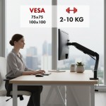 Maclean Uchwyt na monitor 2-10 kg, MC-133