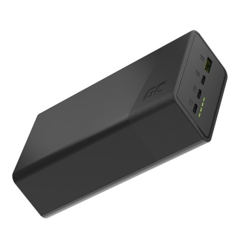 Green Cell Powerbank 30 000mAh, 22.5W, 4 porty, czarny
