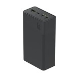 Green Cell Powerbank 30 000mAh, 22.5W, 4 porty, czarny