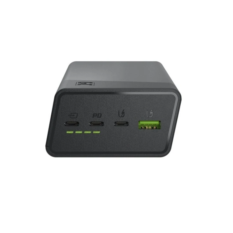Green Cell Powerbank 30 000mAh, 22.5W, 4 porty, czarny
