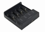 Gembird Ładowarka akumulatorów USB Ni-MH + Li-ion, czarna