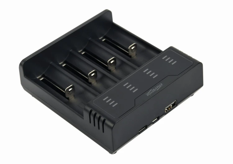 Gembird Ładowarka akumulatorów USB Ni-MH + Li-ion, czarna