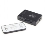 Gembird Przełącznik HDMI z pilotem - pięć nadajników jeden      odbiornik