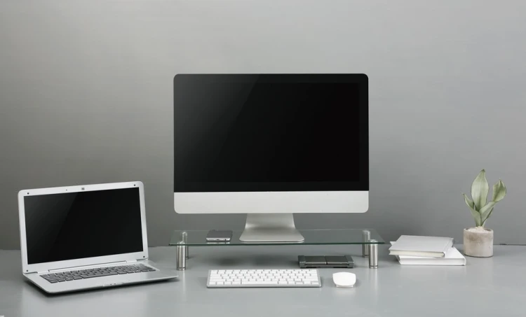 Gembird Podstawka szklana na monitor (rozmiar M)
