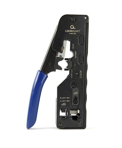 Gembird Uniwersalna zaciskarka wtyków RJ45 / RJ12 / RJ11/ Pass-through