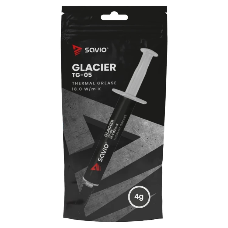 Savio Pasta termoprzewodząca Glacier 18W/mK 4g TG-05