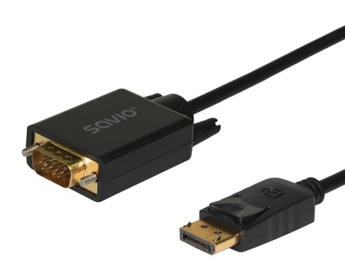 Savio Kabel Display Port-VGA CL-203 1.8m