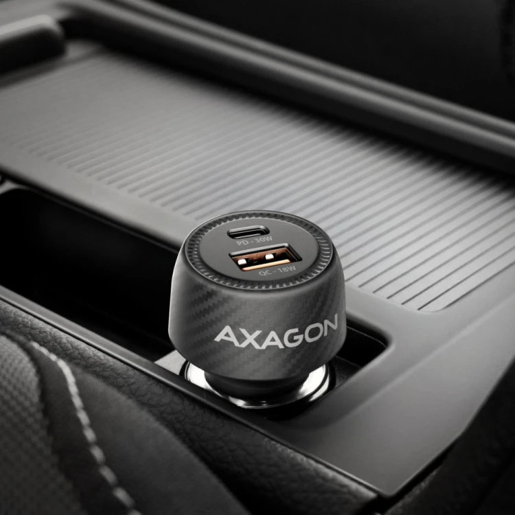 AXAGON Ładowarka samochodowa PWC-PQ48 48W z 2 portami, PD3.0, QC4+