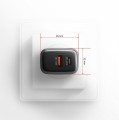 AXAGON ACU-PQ67 Ładowarka sieciowa PD&QC 67W 2-port GaN, USB-A + USB-C