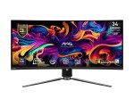 MSI Monitor MAG 341CQP QD-OLED 34 cale/QD-LED/UWQHD/Zakrzywiony/175Hz/Czarny