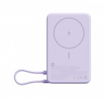 XIAOMI PowerBank Magnetic 10000 z podstawką fioletowy