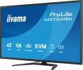 IIYAMA Monitor 43 cale X4373UHSU-B2 4K,VA,2xHDMI,DP,USBCdock (PD95W),       4000:1, USB HUB x4 (2x Type-A, 2x Type-C), KVM, 2 x 7W,450 cd/m2