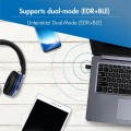 LogiLink Adapter BT5.3, USB-C Gen1, 3Mbps, 20m, czarny