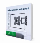 Gembird Uchwyt ścienny na telewizor (obrót i pochylenie), 23-42 cale do 30kg Czarny