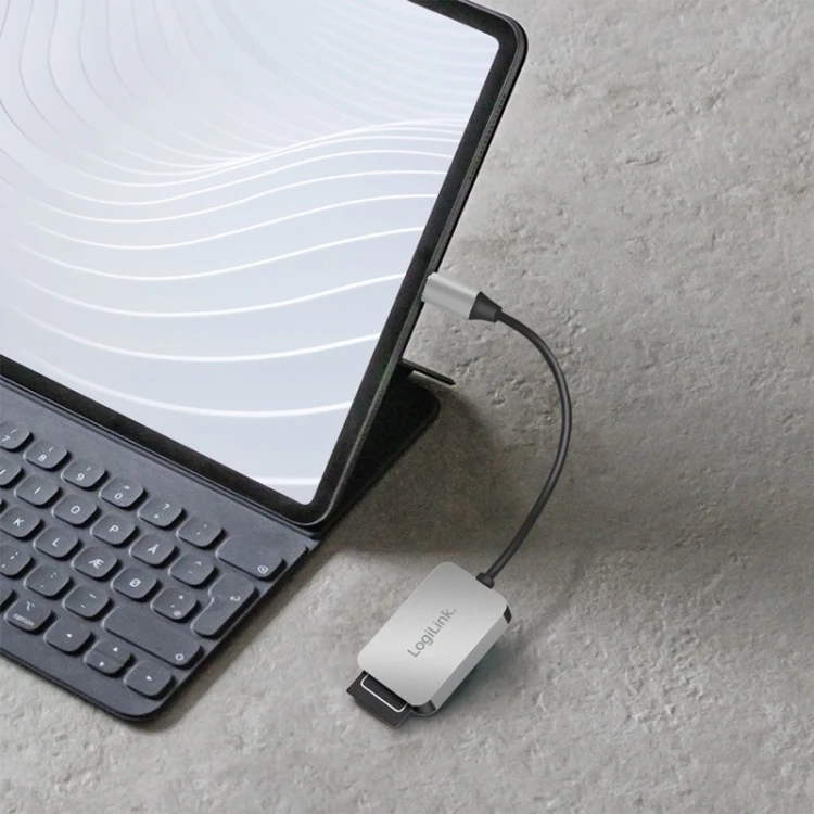 LogiLink Czytnik kart USB3.2 Gen 1, SD/microSD, USB-C