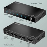 LogiLink Splitter HDMI, 1x2-Port 4K/60Hz