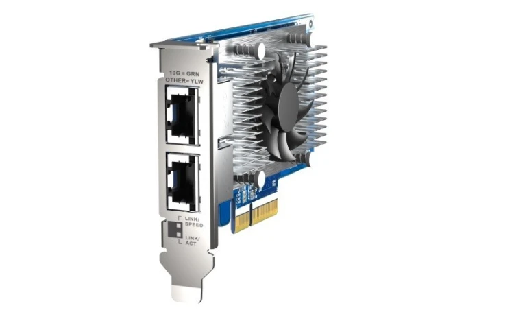 QNAP Karta QXG-10G2T-X710 Dual-port Network Adapter Intel700 series EthernetController