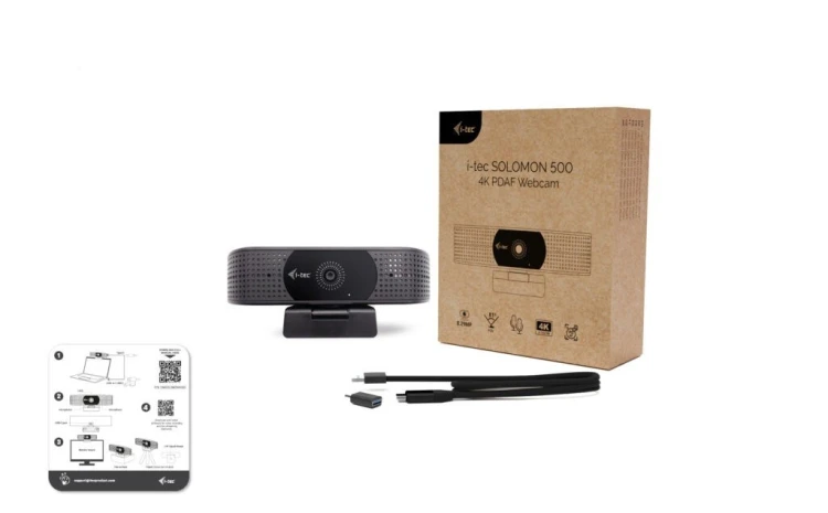 i-tec Kamera SOLOMON 500 4K PDAF Webcam - CAMSOLOMON4K500