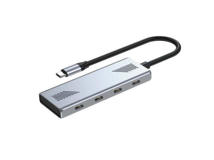 Gembird HUB USB3.2 Gen2 typ C, 4 porty USB-C