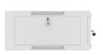 Lanberg Szafa instalacyjna RACK wisząca 19 cali 4U 600 szara WFFA-5604-10S