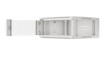 Lanberg Szafa instalacyjna RACK wisząca 19 cali 4U 600 szara WFFA-5604-10S