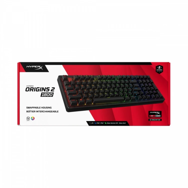 HyperX Klawiatura dla graczy Origins 2 1800 B4QS4AA#ABA
