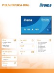 IIYAMA Monitor 75 cali TN7505A-B1AG IPS,4K,40pkt,500cd,nonOS,1200:1,5ms,    DeepContrast-IR+, 1xVGA,2xHDMI,DP,USB-C(PD65W),2xRJ45,2x20W,PiP,PbP,UCHWYT
