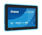 IIYAMA Monitor ProLite 10.1 cala TW1025ALASC-B3PNR,10P.DOT.IPS,WIFI,450 cd/m2,2x2W,3xUSB, RJ45, MICRO, A14, NFC , kamera internetowa (5MPa), pasek świ