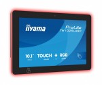 IIYAMA Monitor ProLite 10.1 cala TW1025ALASC-B3PNR,10P.DOT.IPS,WIFI,450 cd/m2,2x2W,3xUSB, RJ45, MICRO, A14, NFC , kamera internetowa (5MPa), pasek świ