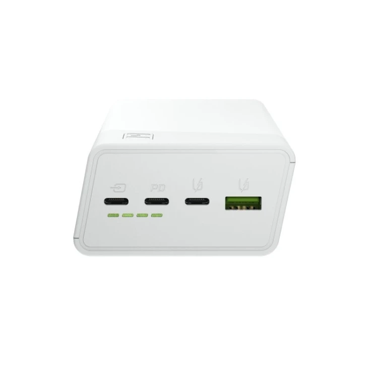 Green Cell Powerbank 30 000mAh, 22.5W, 4 porty, biały