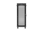 Lanberg Szafa instalacyjna rack stojąca 19 cali 32U 600x600 drzwi perforowane LCD czarna (Flat pack)
