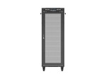 Lanberg Szafa instalacyjna rack stojąca 19 cali 32U 600x800 drzwi perforowane LCD czarna (Flat pack)