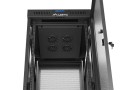 Lanberg Szafa instalacyjna rack stojąca 19 cali 32U 600x800 drzwi perforowane LCD czarna (Flat pack)