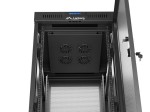 Lanberg Szafa instalacyjna rack stojąca 19 cali 32U 600x800 drzwi perforowane LCD czarna (Flat pack)