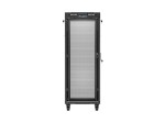 Lanberg Szafa instalacyjna rack stojąca 19 cali 32U 600x800 drzwi perforowane LCD czarna (Flat pack)