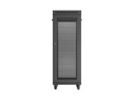 Lanberg Szafa instalacyjna rack stojąca 19 cali 32U 600x1000 drzwi perforowane LCD czarna (Flat pack)