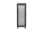 Lanberg Szafa instalacyjna rack stojąca 19 cali 32U 600x1000 drzwi perforowane LCD czarna (Flat pack)