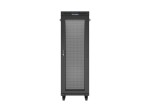 Lanberg Szafa instalacyjna rack stojąca 19 cali 37U 600x600 drzwi perforowane LCD czarna (Flat pack)