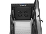 Lanberg Szafa instalacyjna rack stojąca 19 cali 37U 600x600 drzwi perforowane LCD czarna (Flat pack)