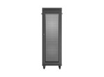 Lanberg Szafa instalacyjna rack stojąca 19 cali 37U 600x600 drzwi perforowane LCD czarna (Flat pack)