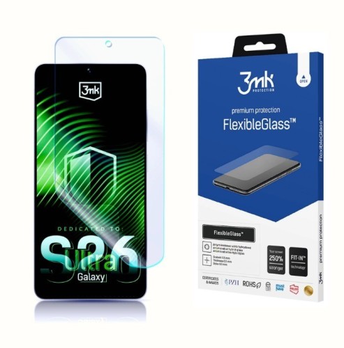 3MK Szkło hybrydowe FlexibleGlass Samsung S26+ Plus