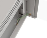 Lanberg Szafa instalacyjna rack wisząca 19" 4U 540x350 szara drzwi przeszklone (flat pack)