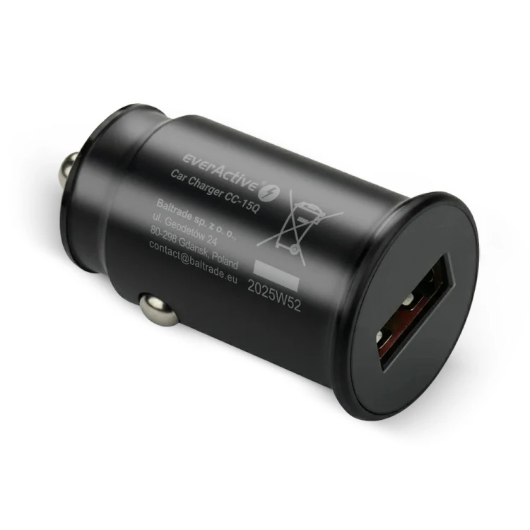 everActive Ładowarka samochodowa CC-15Q QC3.0 18W 1XUSB